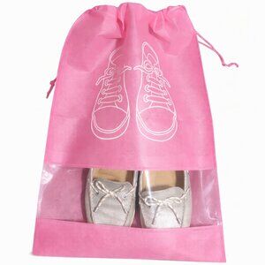 🦜  NEW - Pink Shoe Bag